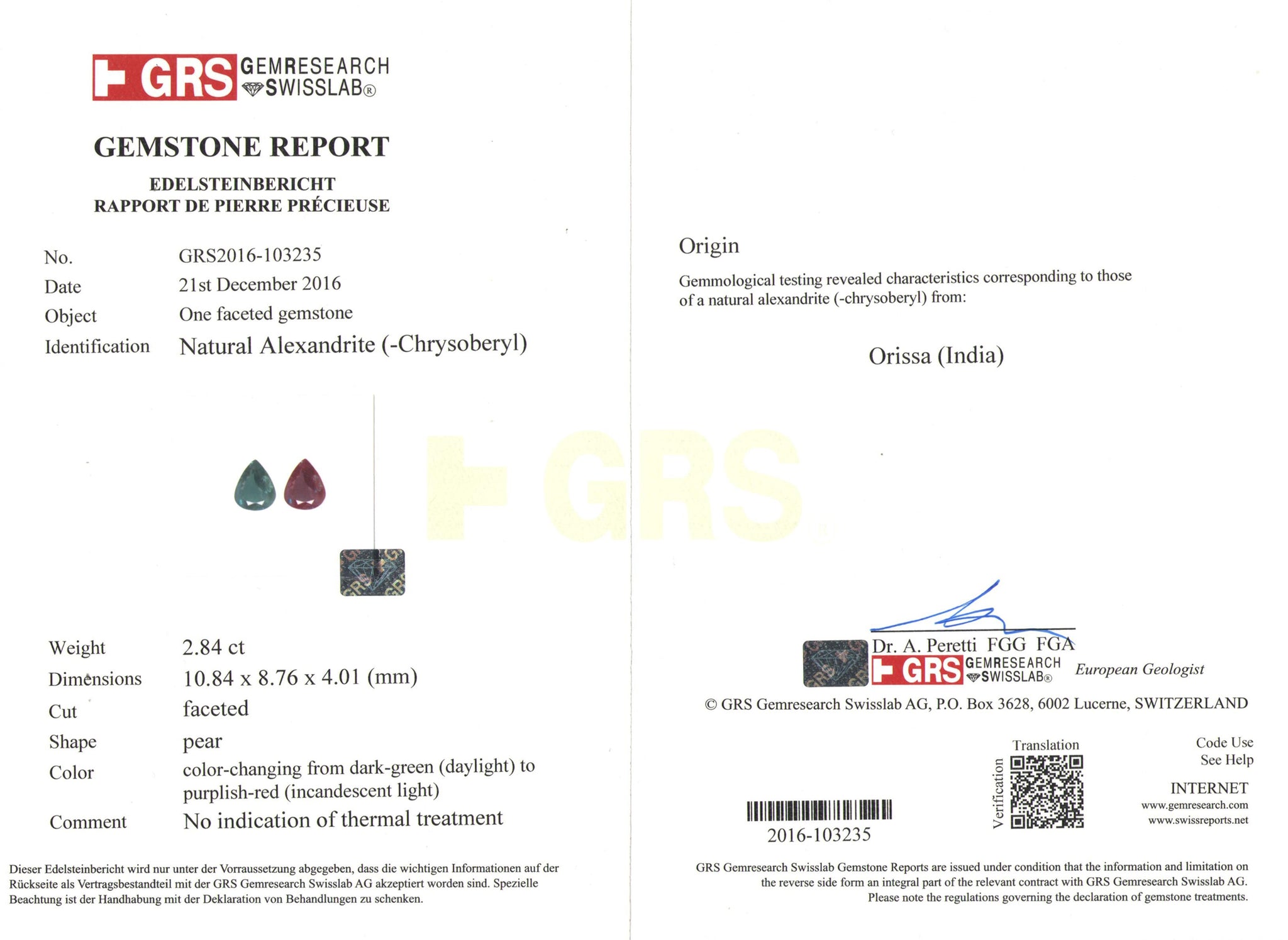 8803110-pear-dark-green-changing-to-purple-red-grs-igi-india-natural-alexandrite-2.84-ct
