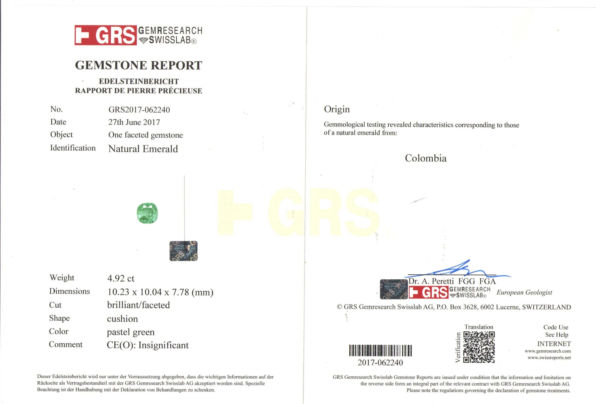 8801344-cushion-lively-green-grs-colombia-natural-emerald-4.92-ct