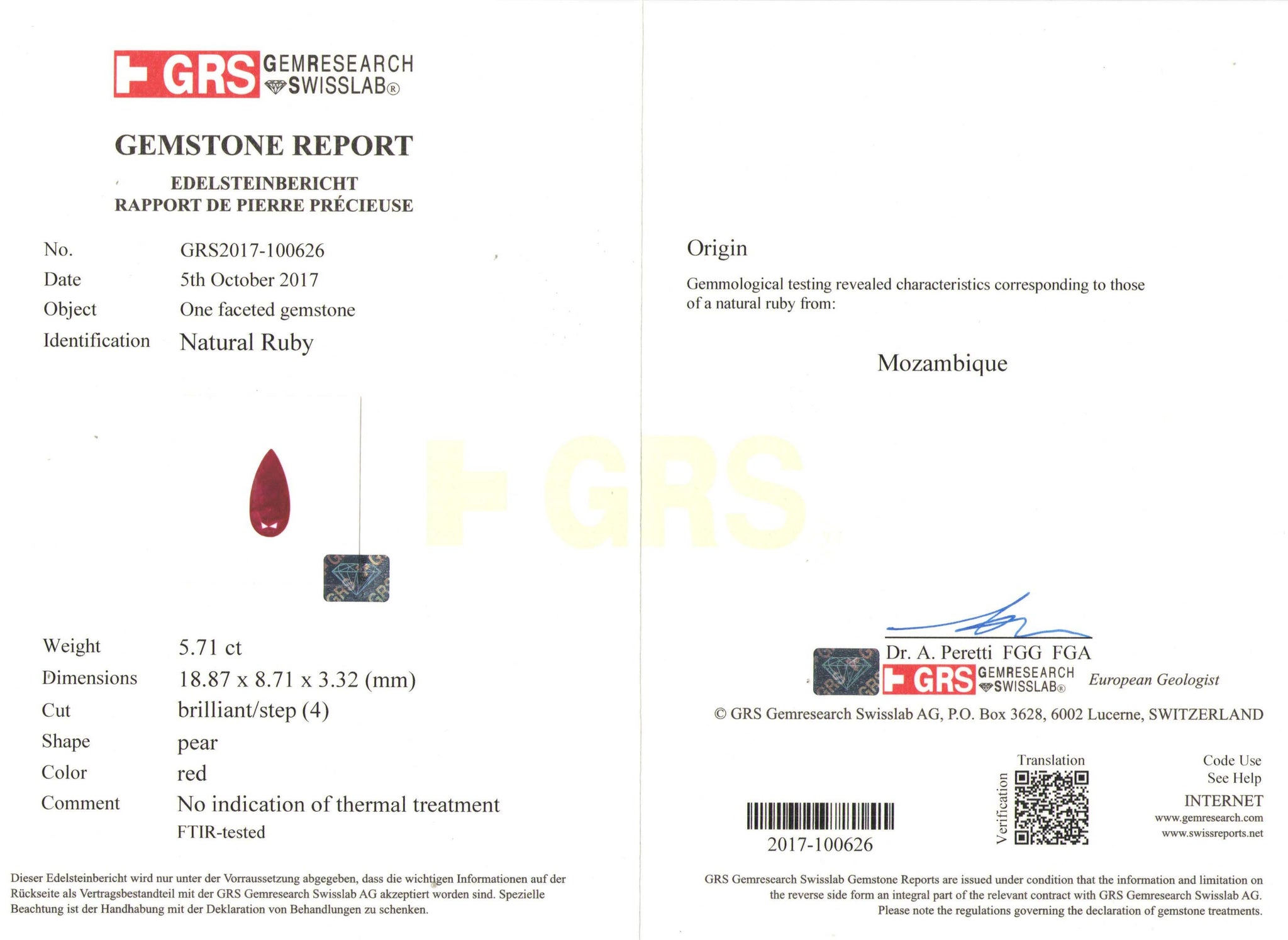 8800726-pear-deep-red-grs-gii-mozambique-natural-ruby-12.17-ct