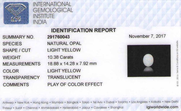 Opal, 10.38ct