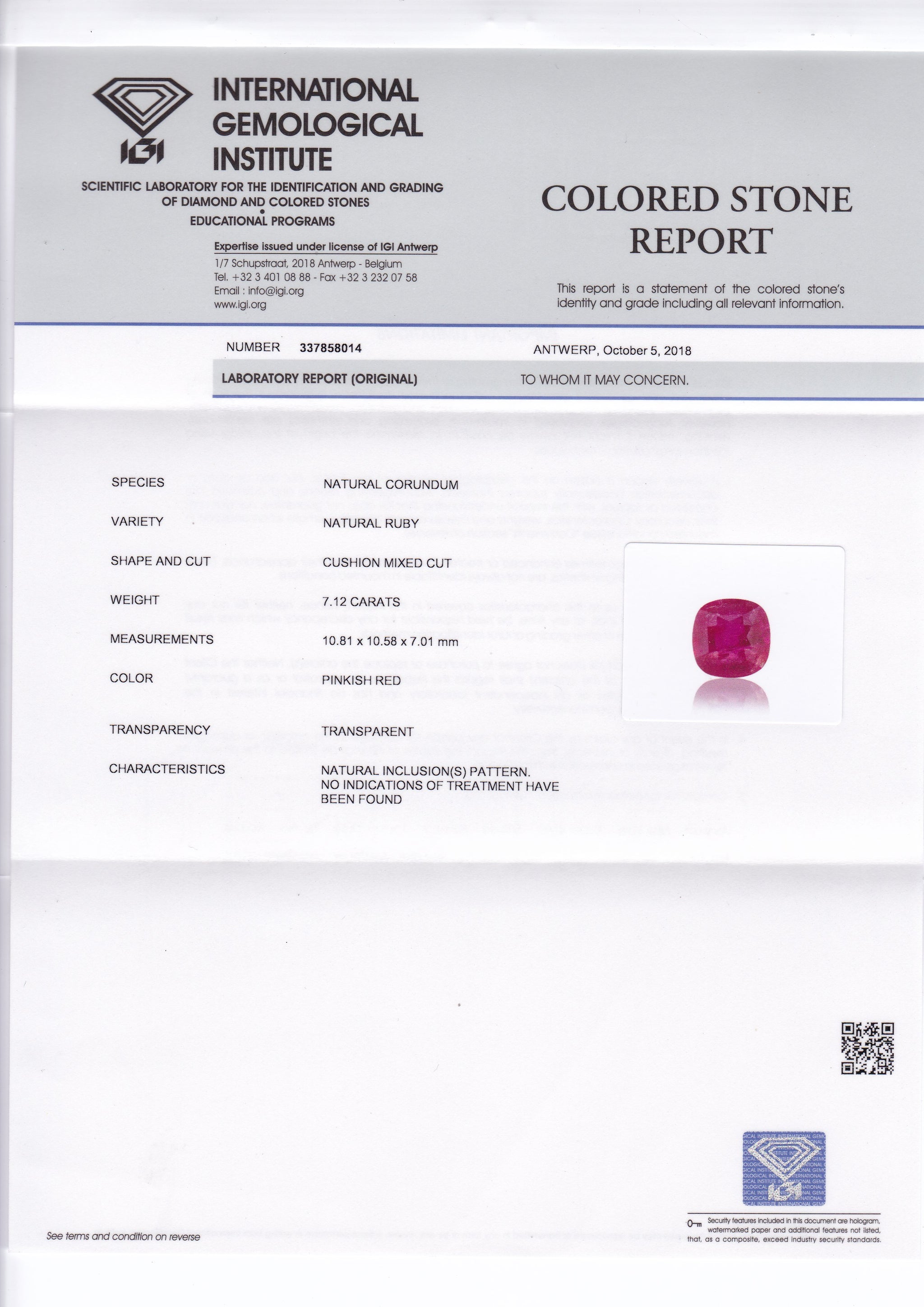 8801167-cushion-fiery-deep-red-grs-igi-madagascar-natural-ruby-7.12-ct