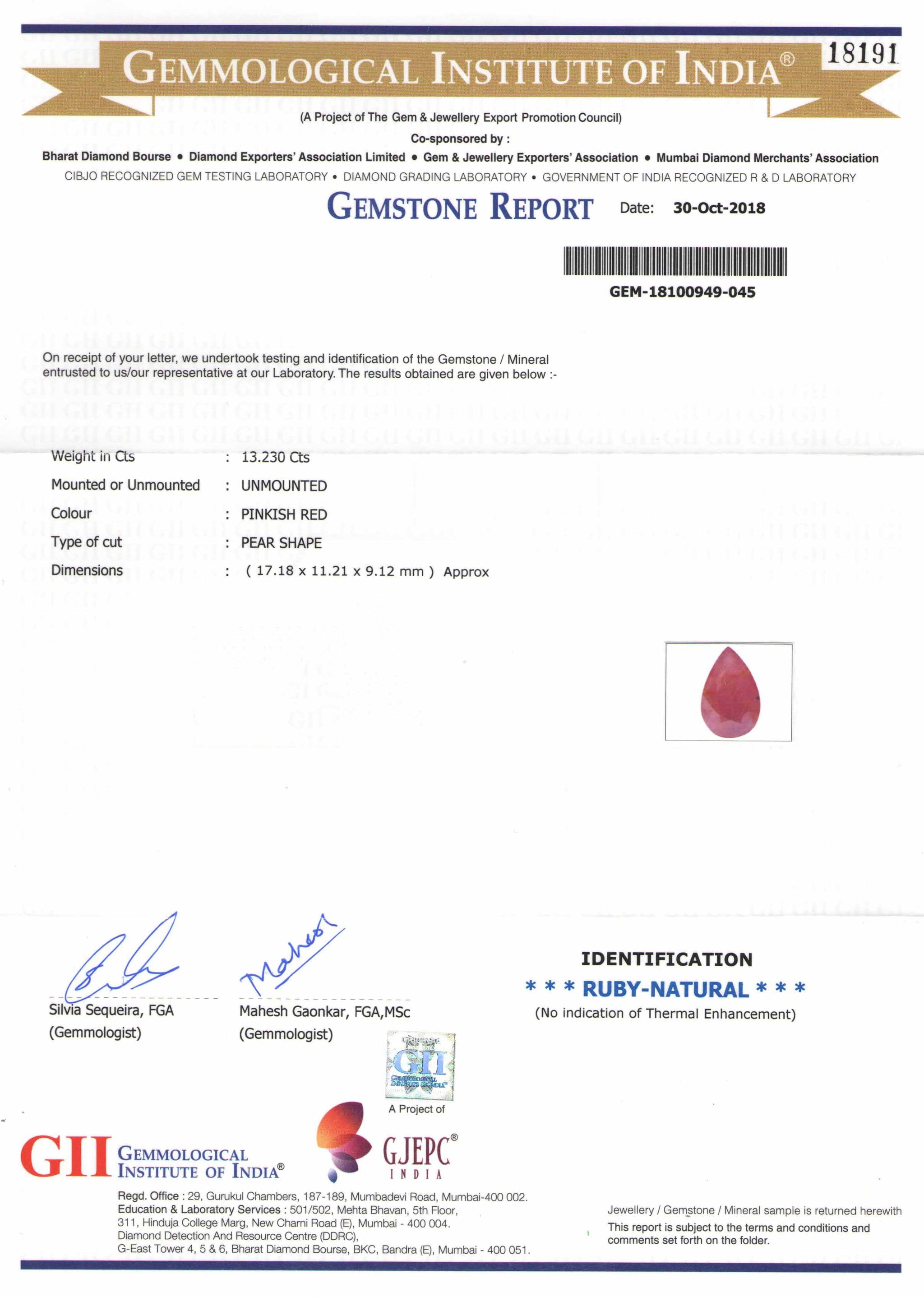 8801252-pear-pinkish-red-gii-guinea-natural-ruby-13.23-ct
