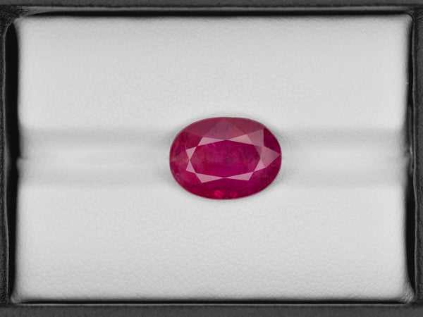 Ruby✳︎ 3.56ct Oval Cut Ruby Engagement Ring – Mark Broumand