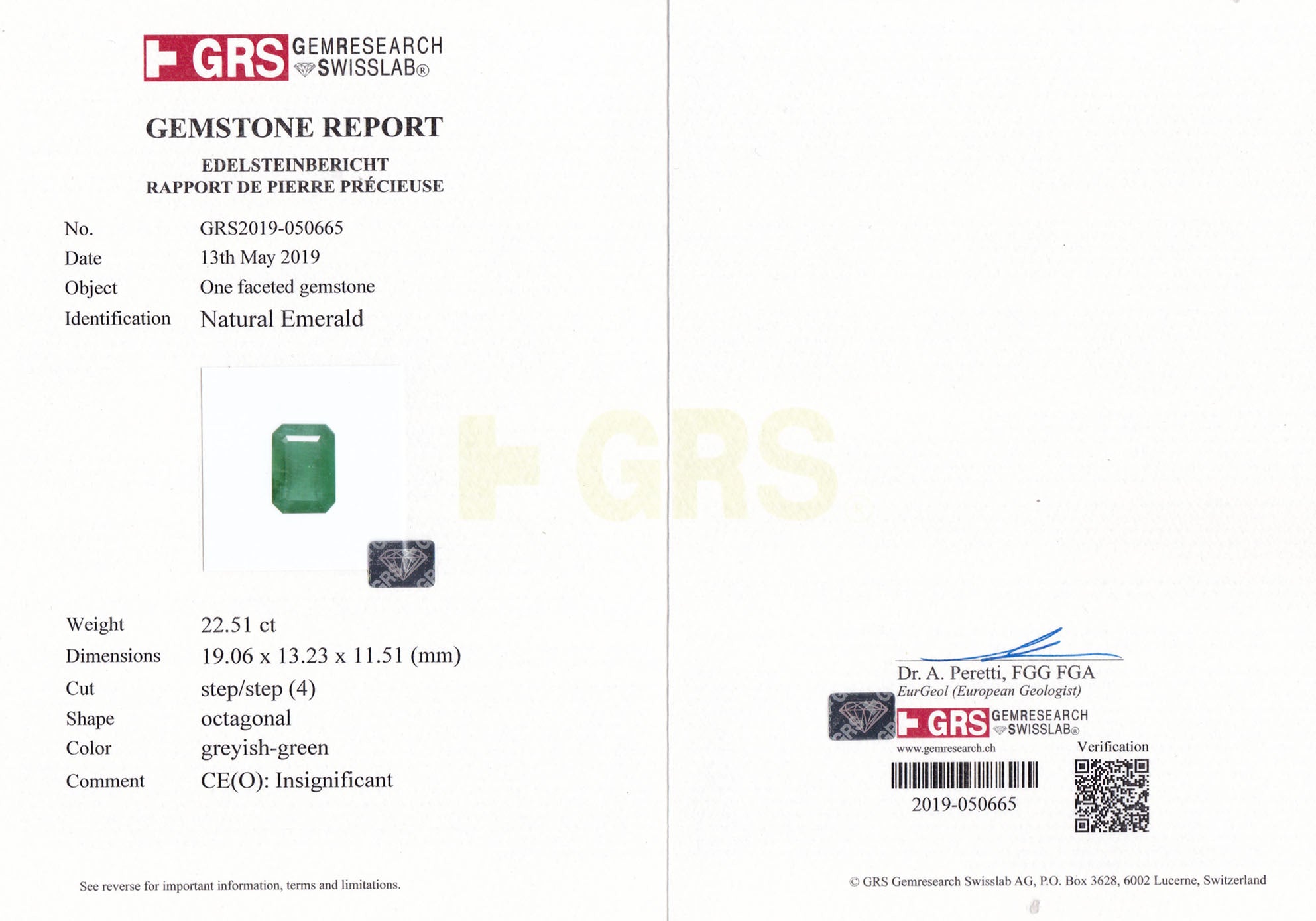 8802610-octagonal-dark-greyish-green-grs-zambia-natural-emerald-22.51-ct