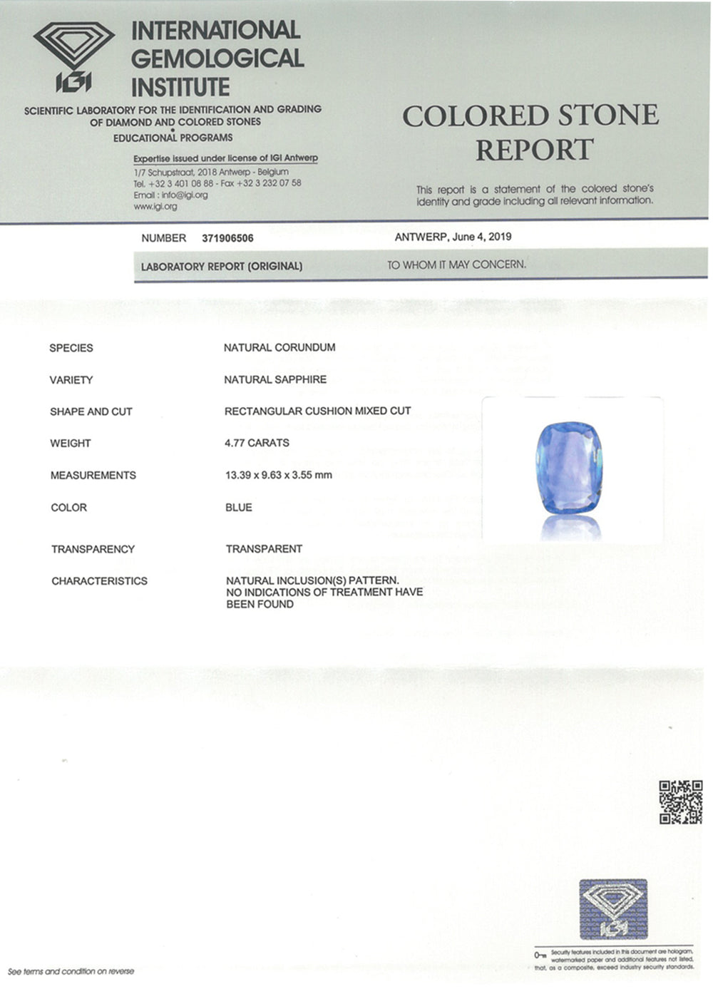8802183-cushion-blue-igi-sri-lanka-natural-blue-sapphire-4.77-ct