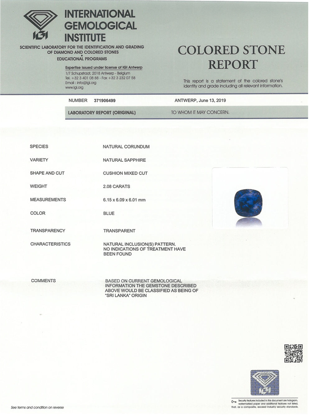 8802188-cushion-lustrous-violetish-blue-igi-sri-lanka-natural-blue-sapphire-2.08-ct
