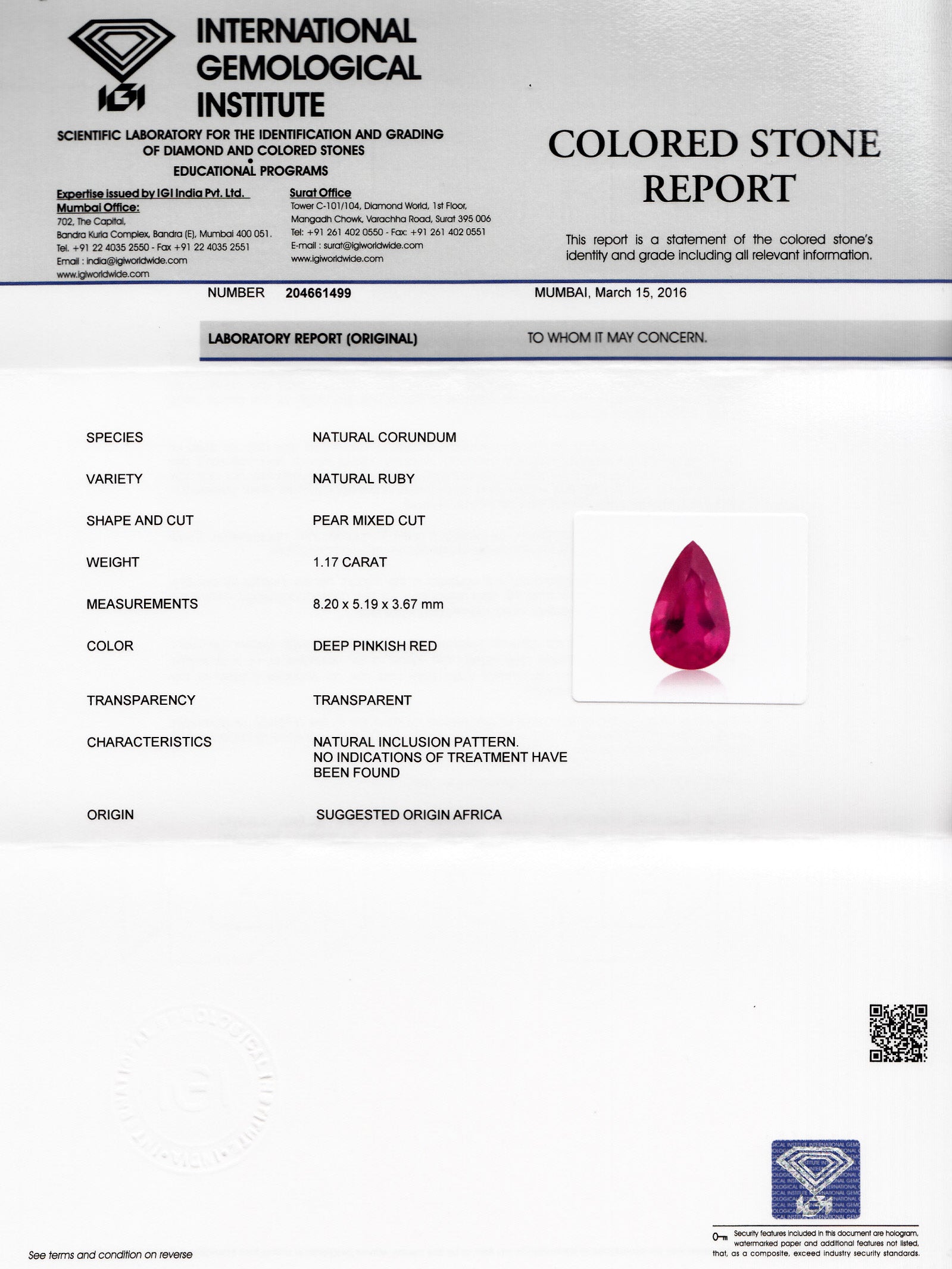 8802044-pear-fiery-pinkish-red-igi-mozambique-natural-ruby-1.17-ct