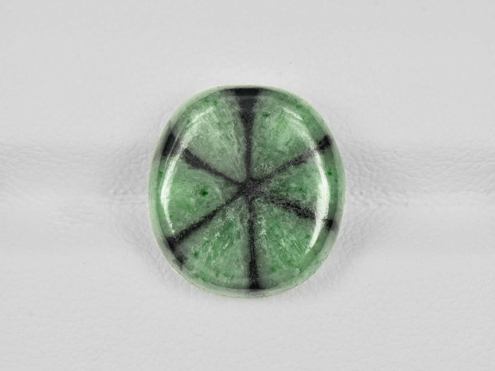 8802120-cabochon-green-with-black-spokes-igi-colombia-natural-trapiche-emerald-8.72-ct