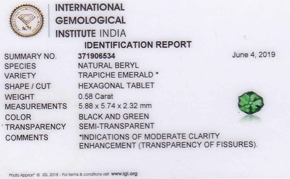 8802139-cabochon-green-with-black-spokes-igi-colombia-natural-trapiche-emerald-0.58-ct