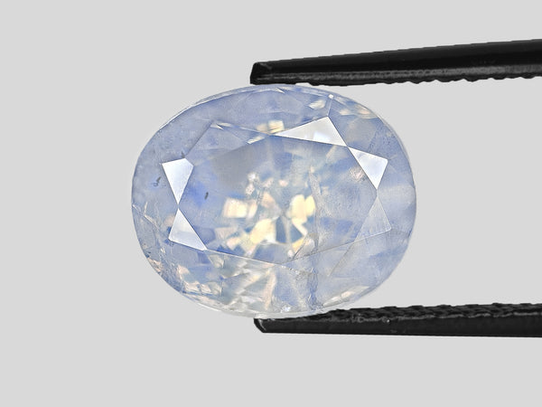 画材 Sapphire Genuine Fine Grey Sapphire Oval 1.56ct | Gemorex International Inc.