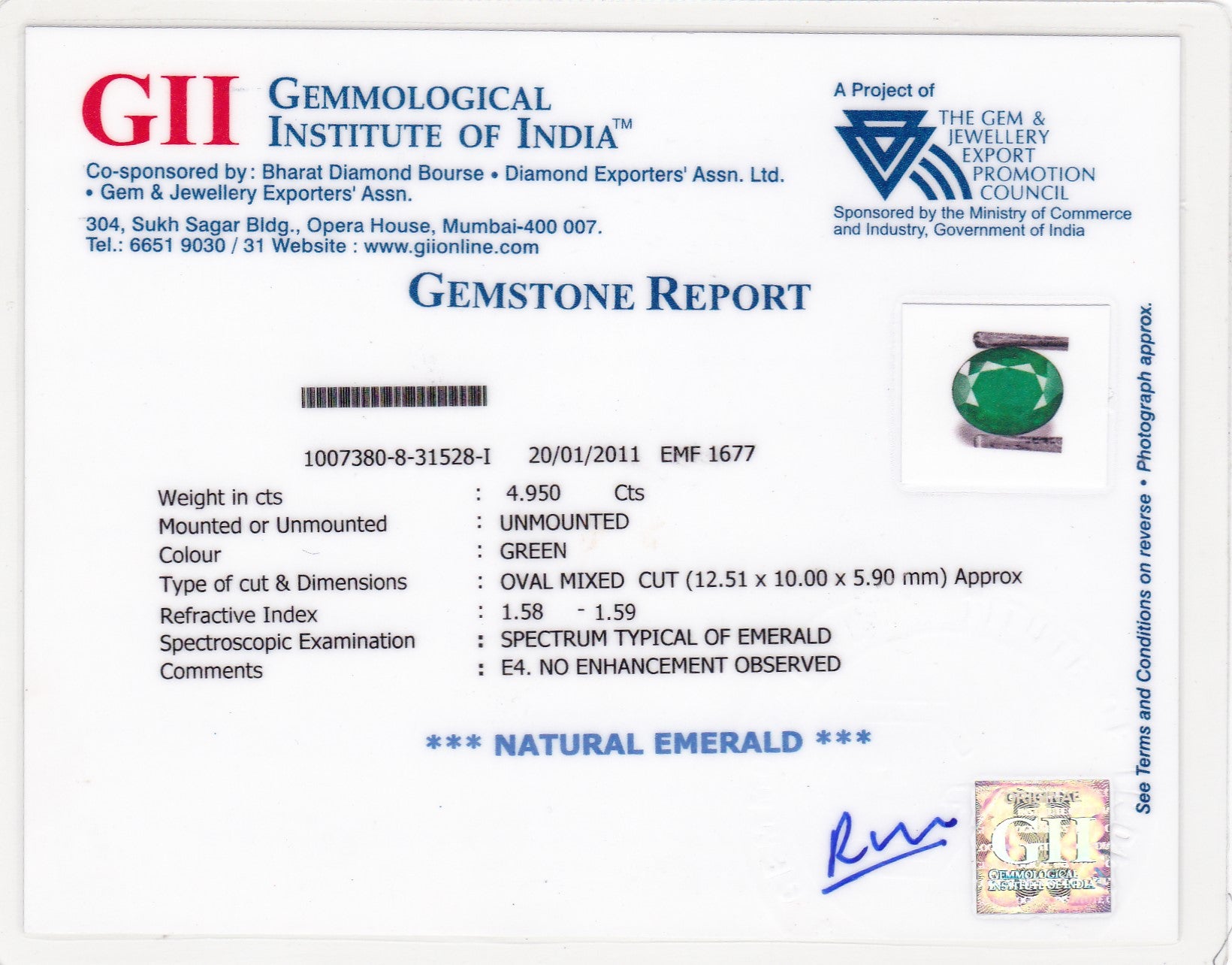 8802912-oval-deep-green-gii-zambia-natural-emerald-4.95-ct