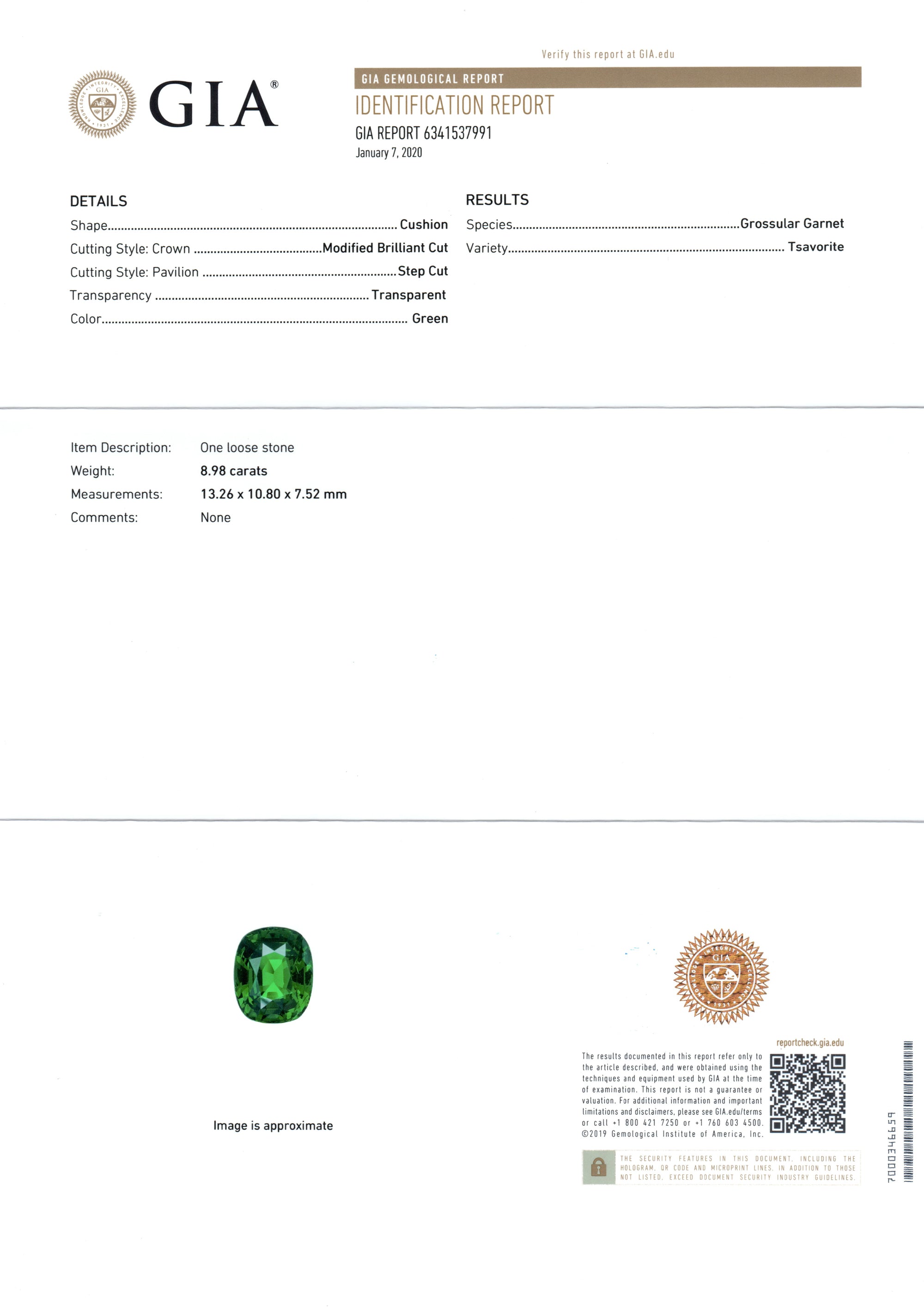 8803074-cushion-fiery-deep-chrome-green-gia-kenya-natural-tsavorite-garnet-8.98-ct