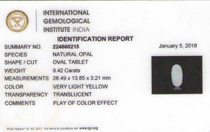 8801094-cabochon-yellowish-white-with-multi-color-flashes-igi-australia-natural-white-opal-9.42-ct