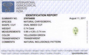 8801115-oval-soft-yellowish-green-igi-india-natural-chrysoberyl-0.74-ct