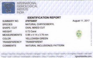 8801116-oval-soft-yellowish-green-igi-india-natural-chrysoberyl-0.72-ct