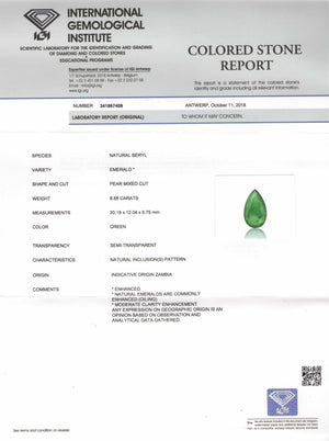 8801852-pear-intense-green-igi-zambia-natural-emerald-8.68-ct