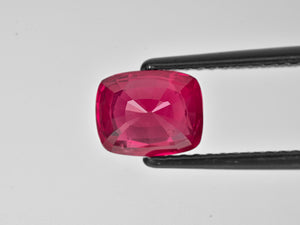 8801267-cushion-fiery-rich-pinkish-red-grs-mozambique-natural-ruby-3.09-ct