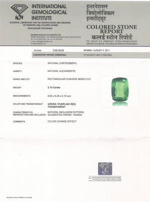8802047-cushion-fiery-intense-green-igi-russia-natural-alexandrite-2.10-ct