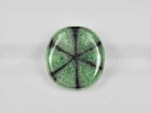 8802120-cabochon-green-with-black-spokes-igi-colombia-natural-trapiche-emerald-8.72-ct
